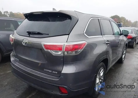 2015 Toyota Highlander Limited Platinum V6 z USA, uszkodzony, nr VIN 5TDDKRFH5FS179705